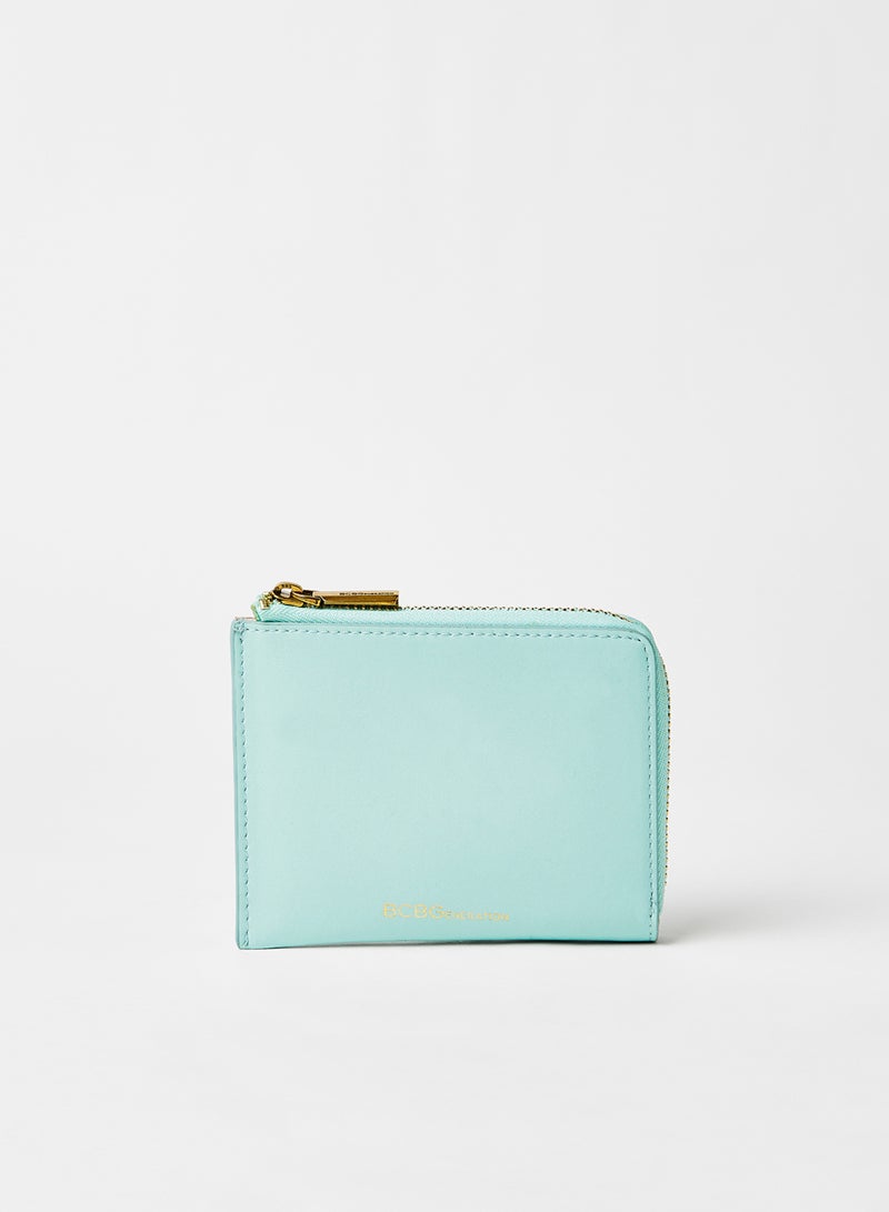 BCBGeneration Faux Leather Card Holder Turquoise - Image 1